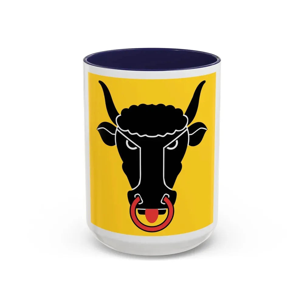 Flag of Uri Switzerland - Accent Coffee Mug 15oz Navy - Go Mug Yourself