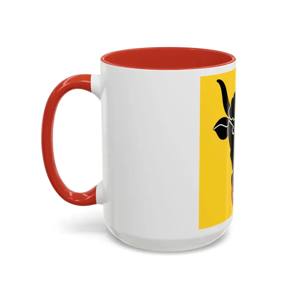 Flag of Uri Switzerland - Accent Coffee Mug - Go Mug Yourself