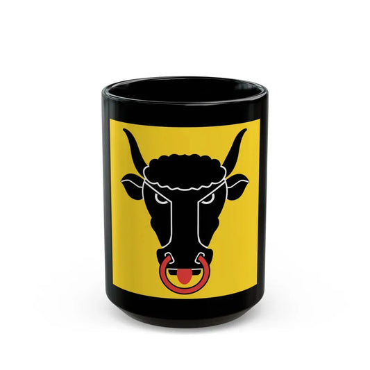 Flag of Uri Switzerland - Black Coffee Mug 15oz - Go Mug Yourself
