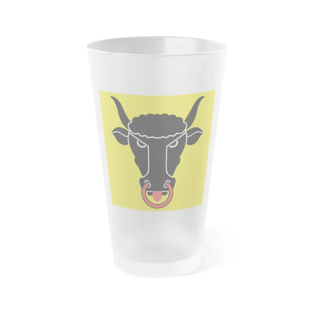 Flag of Uri Switzerland - Frosted Pint Glass 16oz 16oz Frosted - Go Mug Yourself