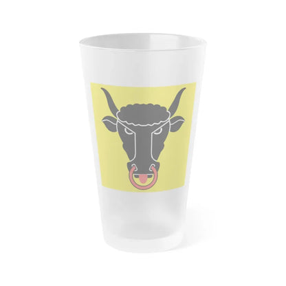 Flag of Uri Switzerland - Frosted Pint Glass 16oz 16oz Frosted - Go Mug Yourself