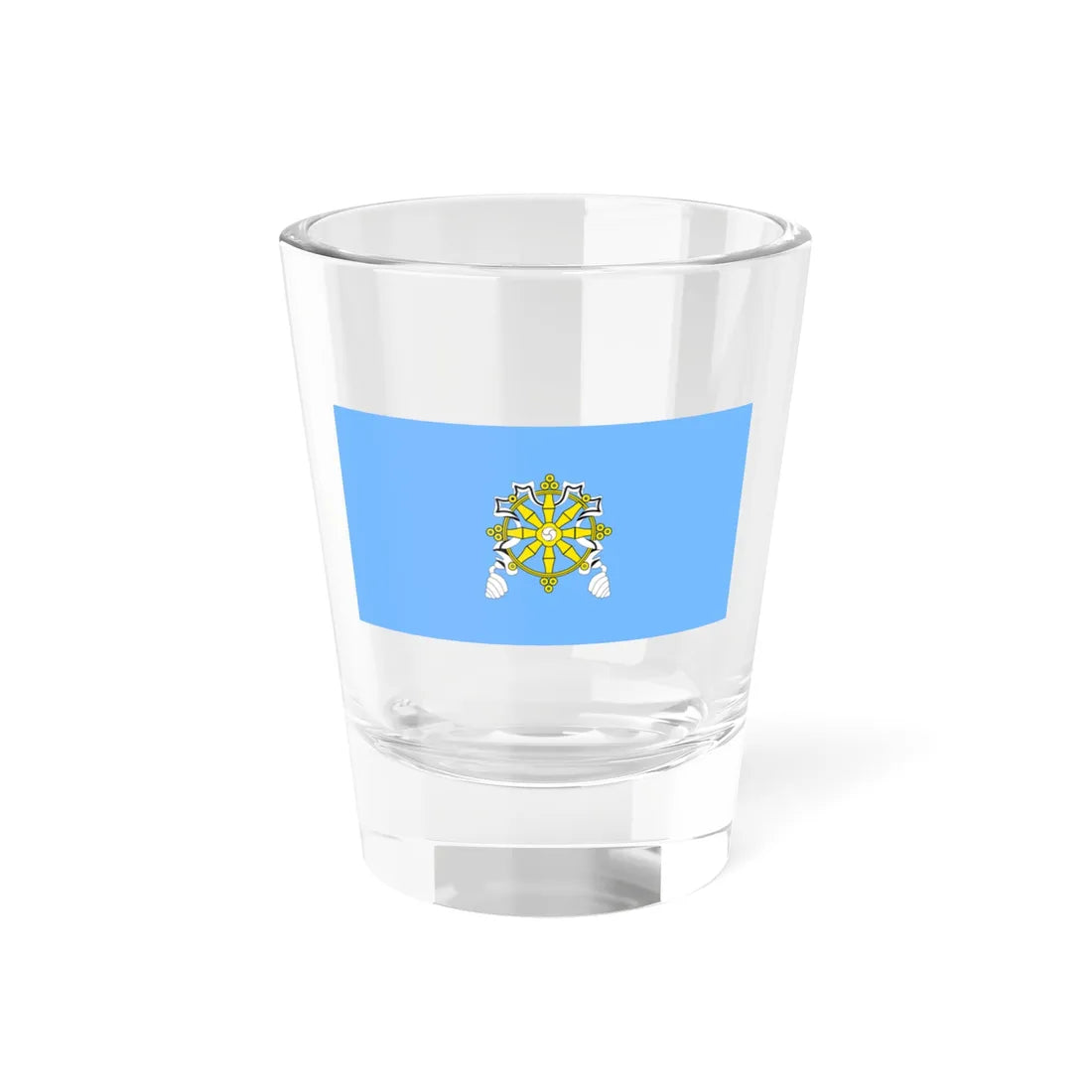 Flag of Uriankhai 1918-1921 Shot Glass 1.5oz 1.5oz - Go Mug Yourself