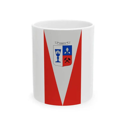 Flag of Urkut (Hungary) White Coffee Mug 11oz - Go Mug Yourself
