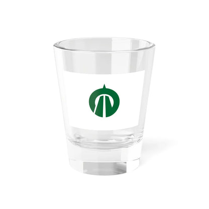 Flag of Urugi Nagano (Japan) Shot Glass 1.5oz 1.5oz - Go Mug Yourself