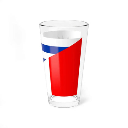 Flag of Uruguay and France (France) Pint Glass 16oz - Go Mug Yourself