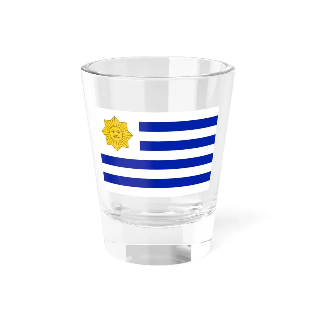 Flag of Uruguay Oribe (Uruguay) Shot Glass 1.5oz 1.5oz - Go Mug Yourself