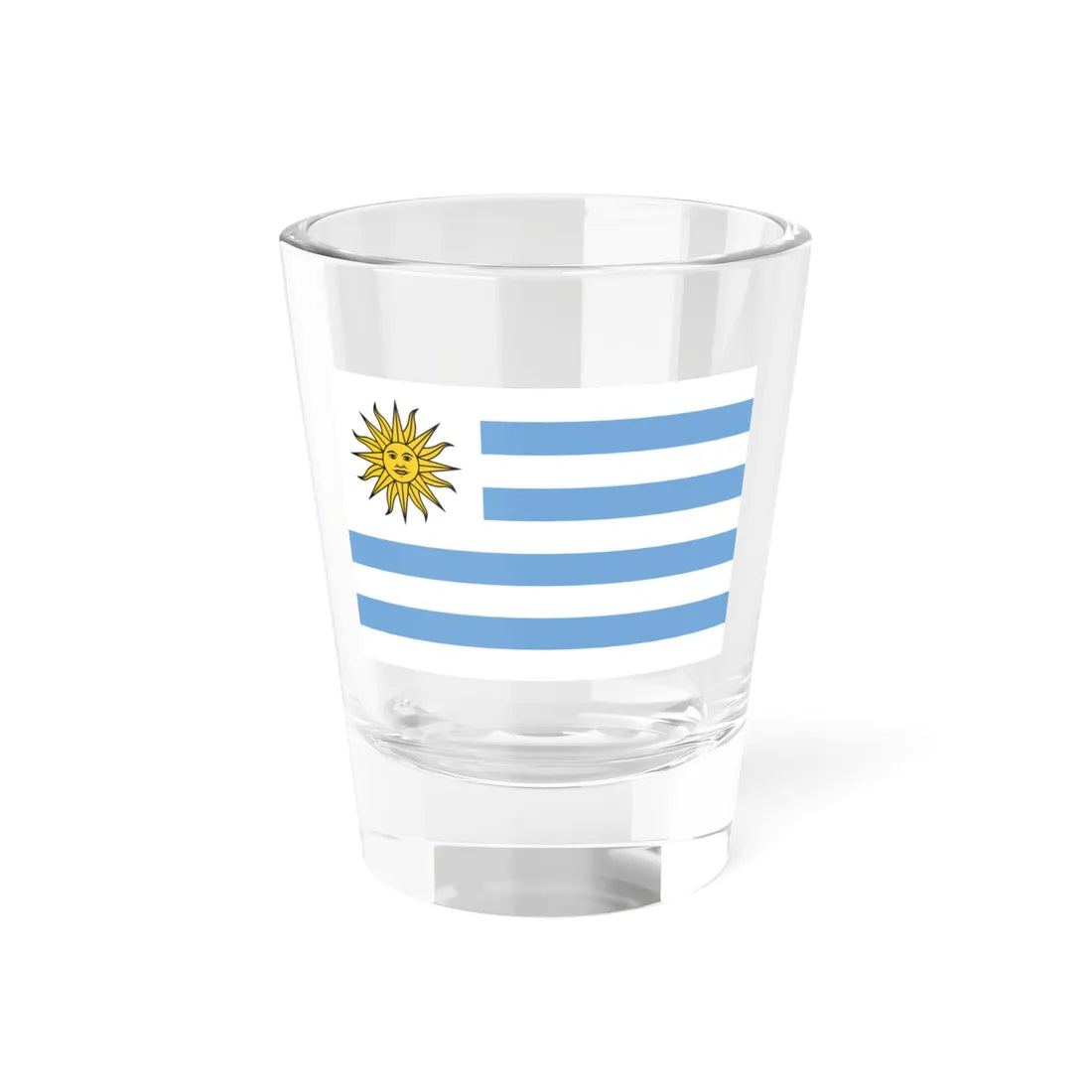 Flag of Uruguay Rivera (Uruguay) Shot Glass 1.5oz 1.5oz - Go Mug Yourself