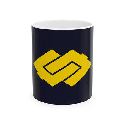 Flag of Uryu Hokkaido (Japan) White Coffee Mug 11oz - Go Mug Yourself