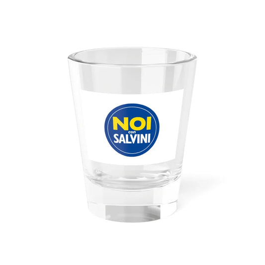 Flag of Us with Salvini (Italy) Shot Glass 1.5oz 1.5oz - Go Mug Yourself