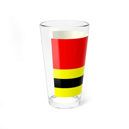 Flag of Ushant (France) Pint Glass 16oz - Go Mug Yourself