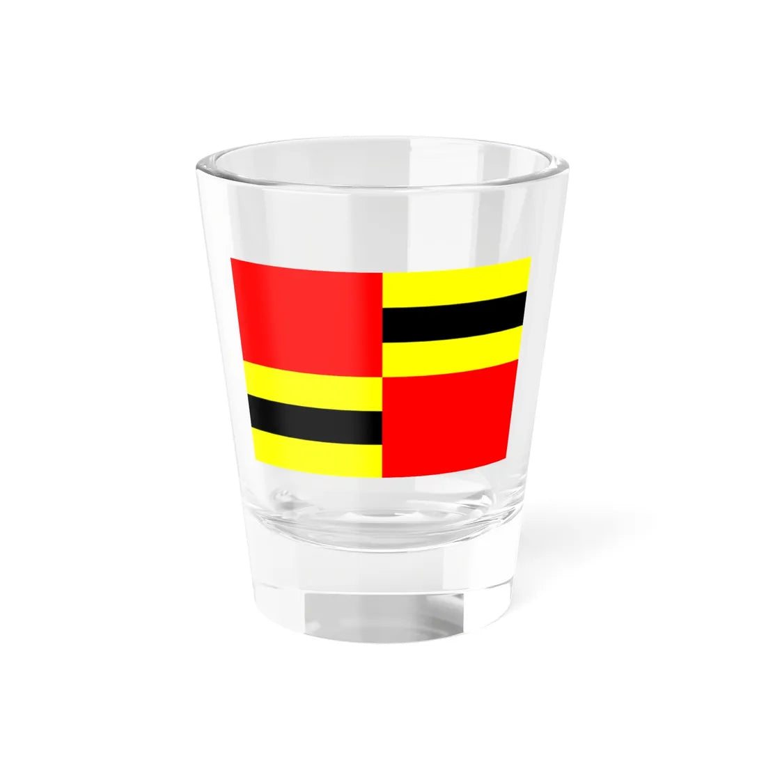 Flag of Ushant (France) Shot Glass 1.5oz 1.5oz - Go Mug Yourself
