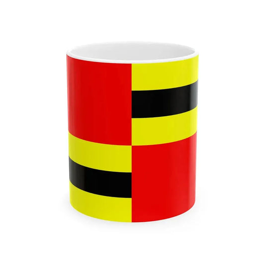 Flag of Ushant (France) White Coffee Mug 11oz - Go Mug Yourself