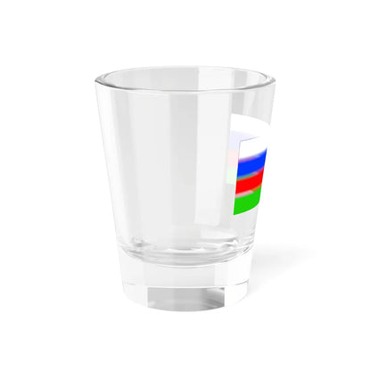 Flag of Ust-Kansky District 2003 (Russia) Shot Glass 1.5oz - Go Mug Yourself