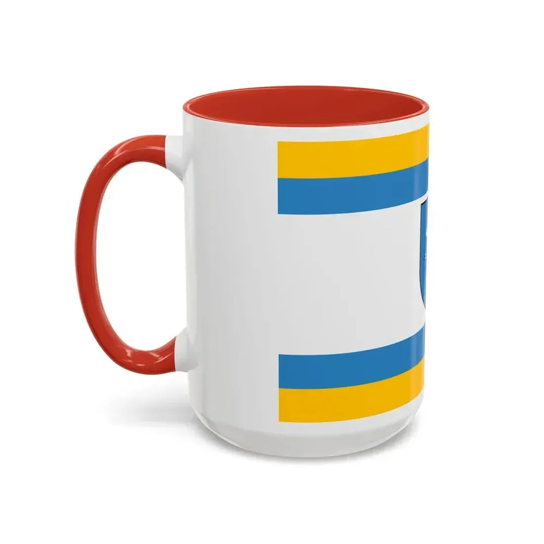 Flag of Ustka Poland - Accent Coffee Mug - Go Mug Yourself