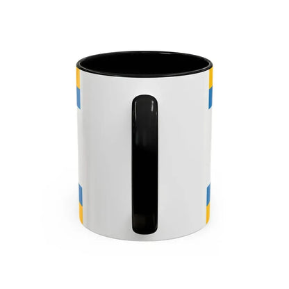 Flag of Ustka Poland - Accent Coffee Mug - Go Mug Yourself