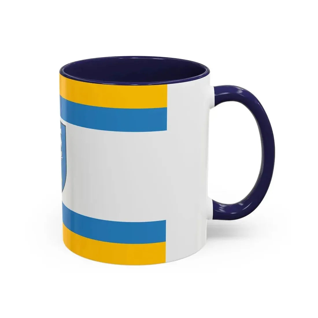 Flag of Ustka Poland - Accent Coffee Mug - Go Mug Yourself