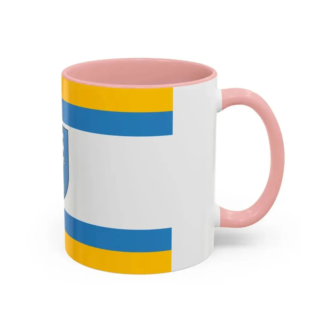 Flag of Ustka Poland - Accent Coffee Mug - Go Mug Yourself