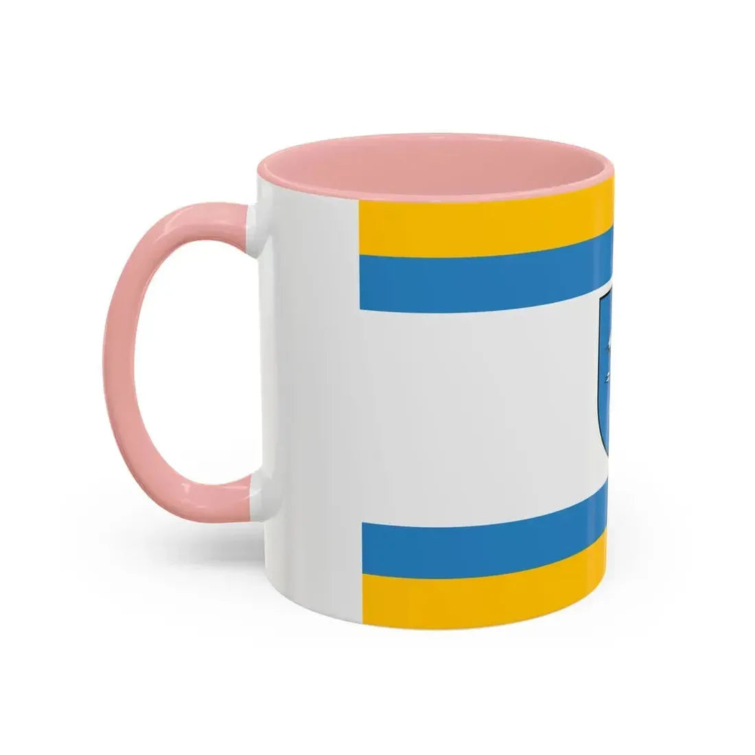 Flag of Ustka Poland - Accent Coffee Mug - Go Mug Yourself