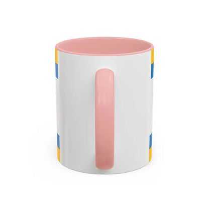 Flag of Ustka Poland - Accent Coffee Mug - Go Mug Yourself