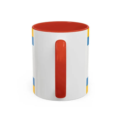 Flag of Ustka Poland - Accent Coffee Mug - Go Mug Yourself
