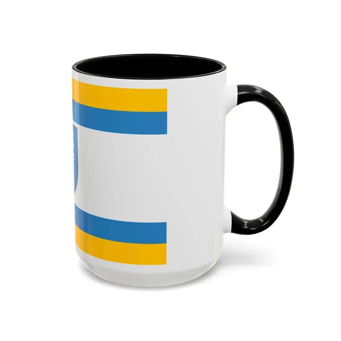 Flag of Ustka Poland - Accent Coffee Mug - Go Mug Yourself
