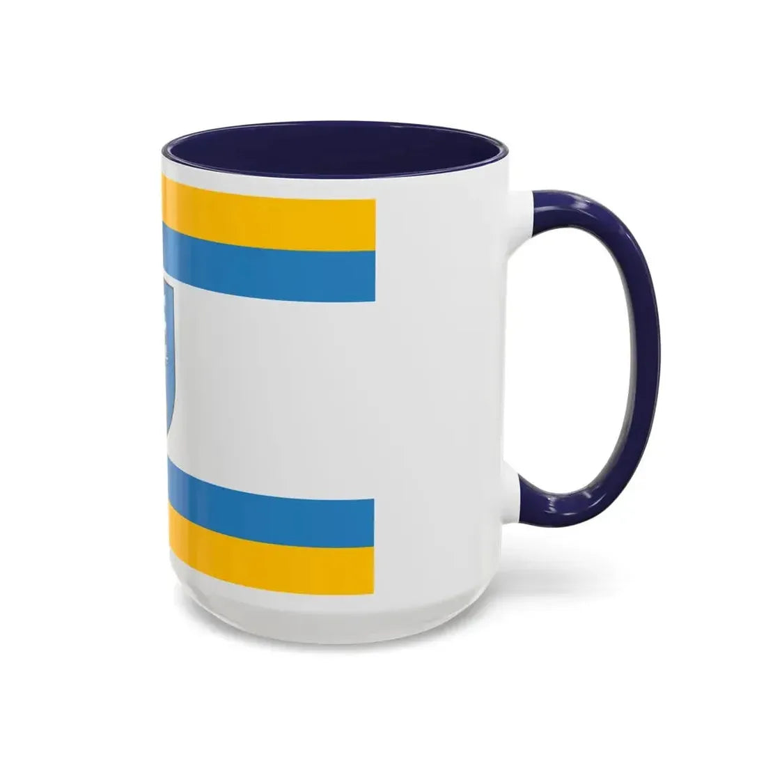 Flag of Ustka Poland - Accent Coffee Mug - Go Mug Yourself