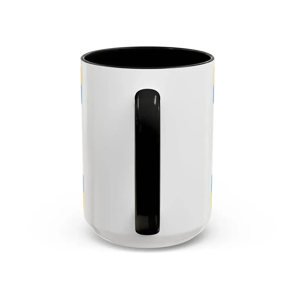 Flag of Ustka Poland - Accent Coffee Mug - Go Mug Yourself