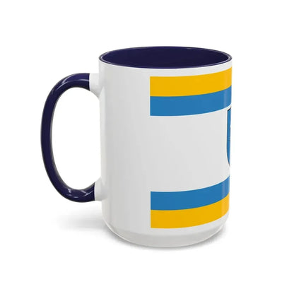 Flag of Ustka Poland - Accent Coffee Mug - Go Mug Yourself