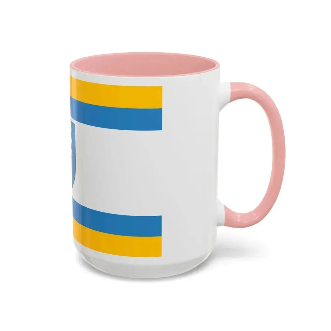 Flag of Ustka Poland - Accent Coffee Mug - Go Mug Yourself