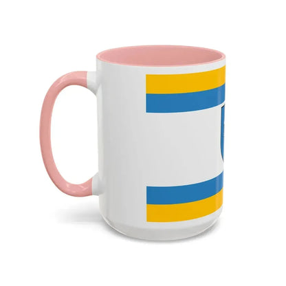 Flag of Ustka Poland - Accent Coffee Mug - Go Mug Yourself