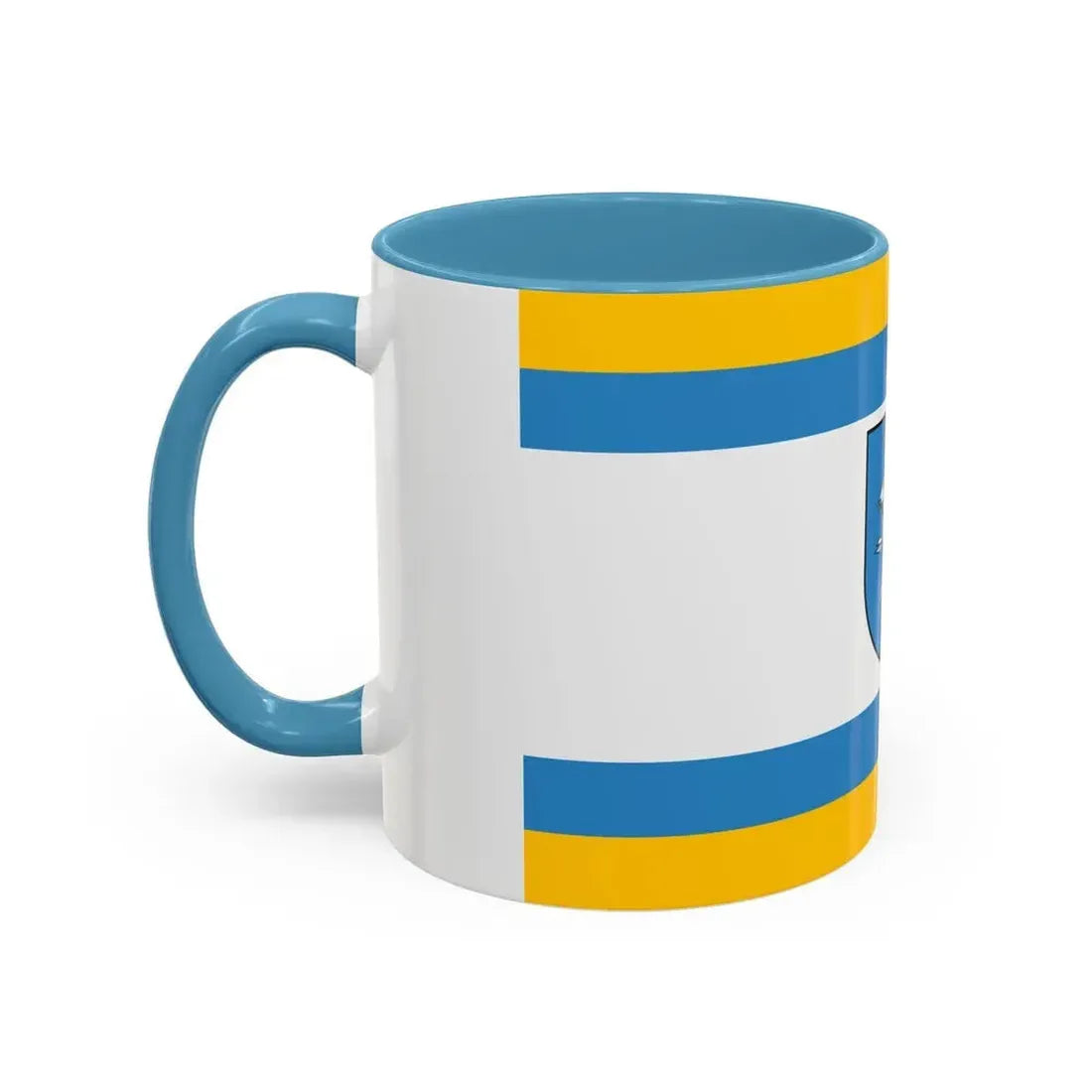 Flag of Ustka Poland - Accent Coffee Mug - Go Mug Yourself