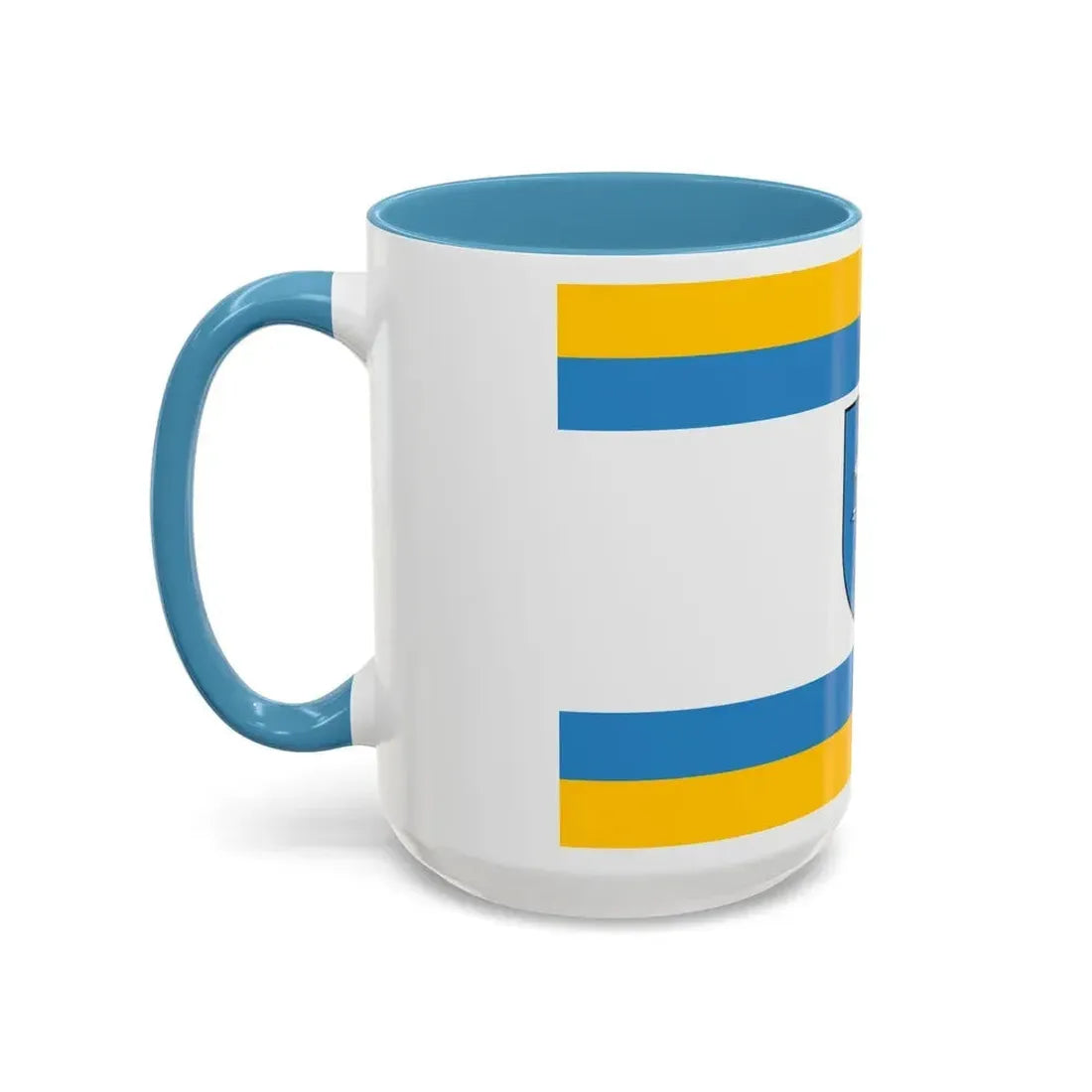 Flag of Ustka Poland - Accent Coffee Mug - Go Mug Yourself