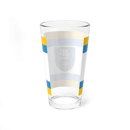 Flag of Ustka Poland - Pint Glass 16oz - Go Mug Yourself
