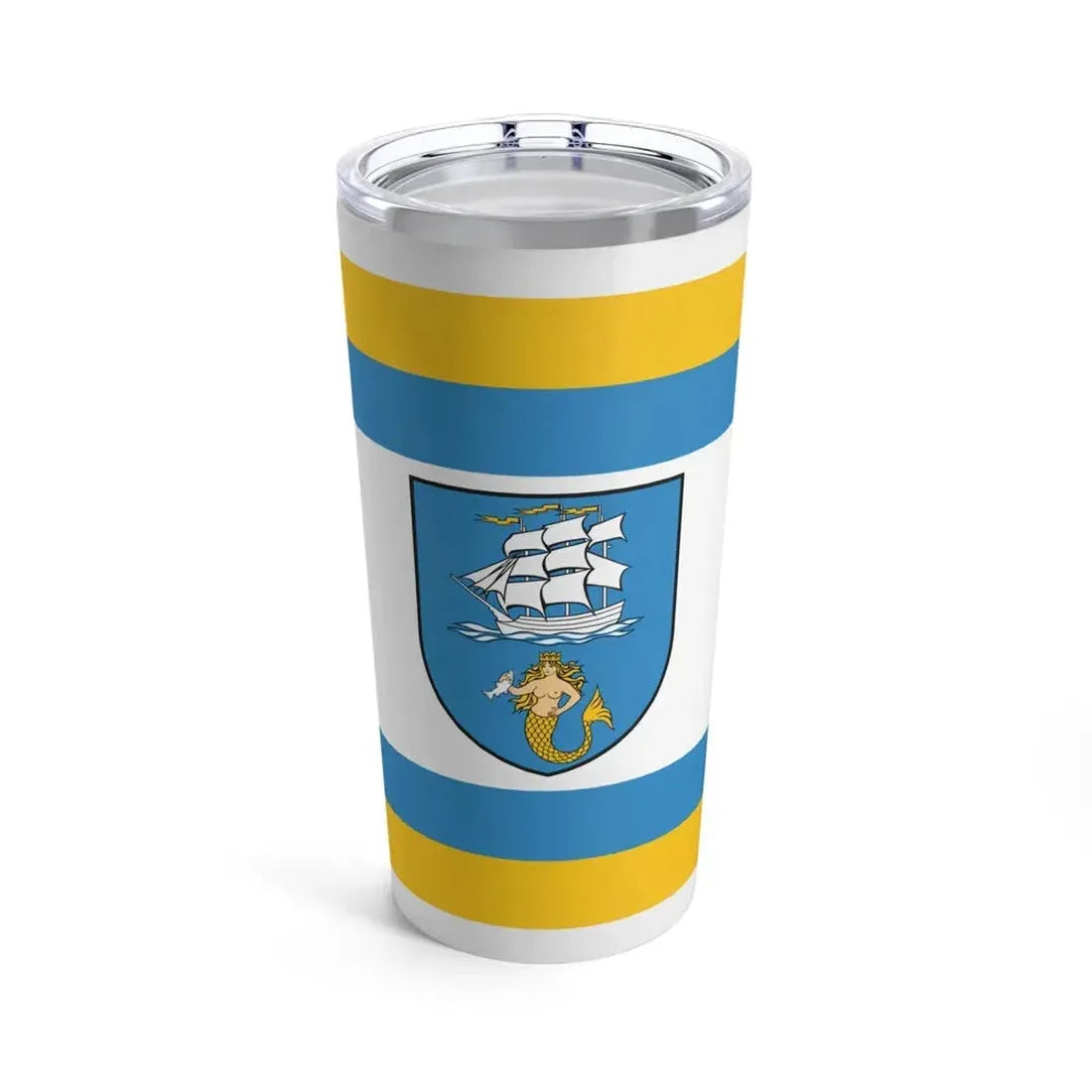 Flag of Ustka Poland - Tumbler 20oz 20oz - Go Mug Yourself