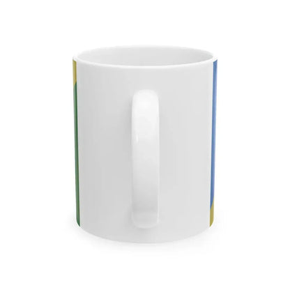 Flag of Uszod (Hungary) White Coffee Mug - Go Mug Yourself