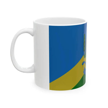 Flag of Uszod (Hungary) White Coffee Mug - Go Mug Yourself