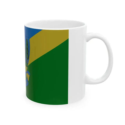 Flag of Uszod (Hungary) White Coffee Mug - Go Mug Yourself