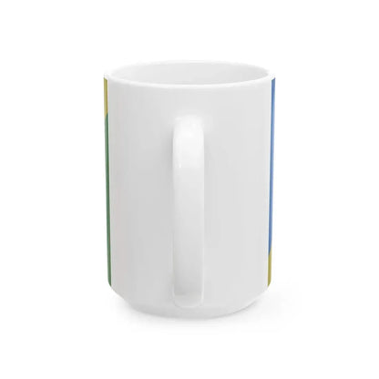 Flag of Uszod (Hungary) White Coffee Mug - Go Mug Yourself