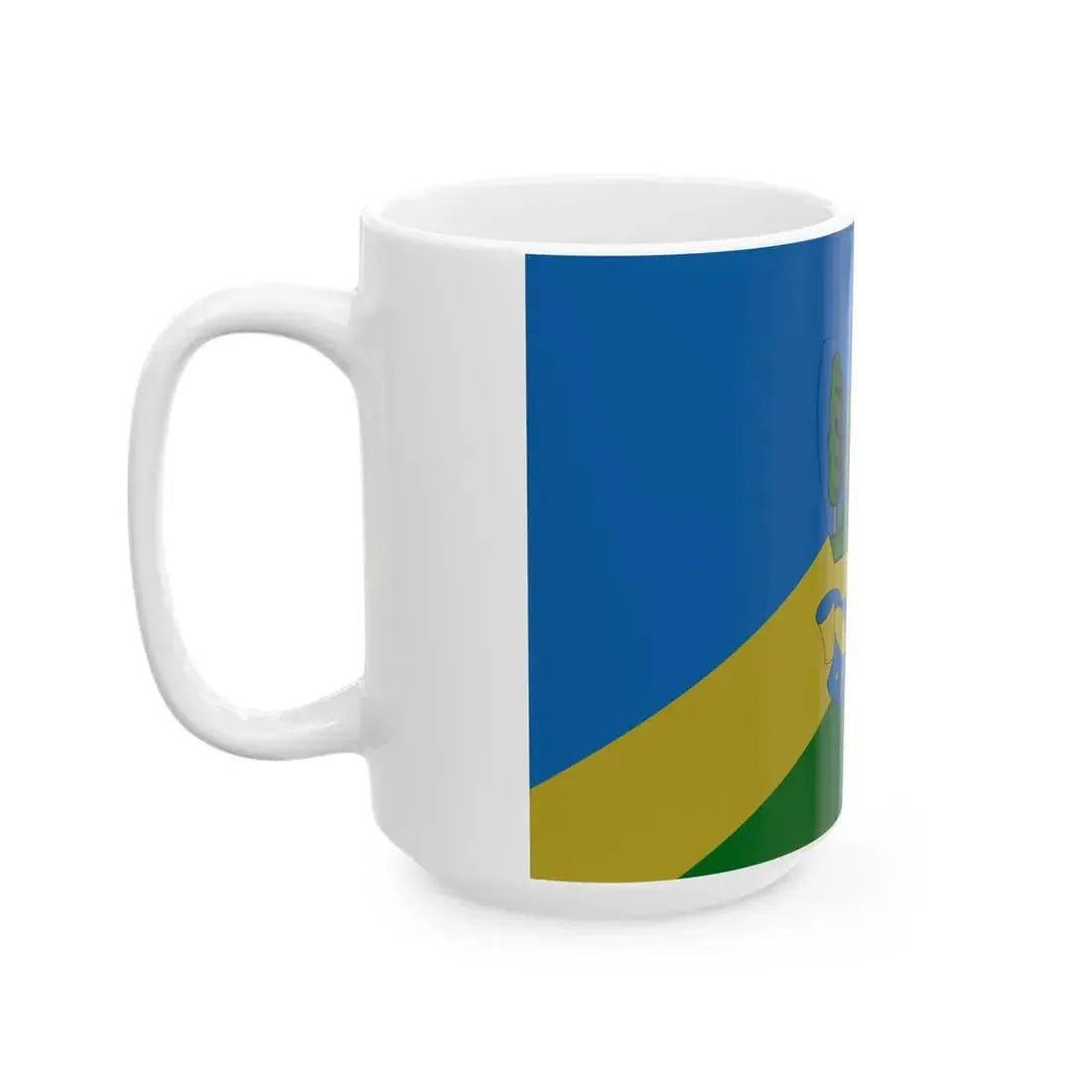 Flag of Uszod (Hungary) White Coffee Mug - Go Mug Yourself