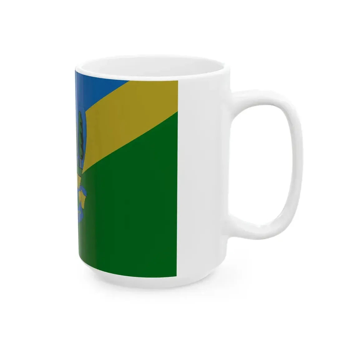 Flag of Uszod (Hungary) White Coffee Mug - Go Mug Yourself