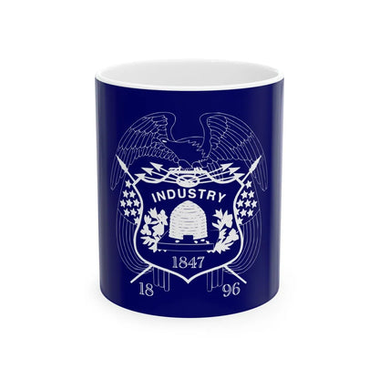 Flag of Utah 1903-1904 (United States) White Coffee Mug 11oz - Go Mug Yourself