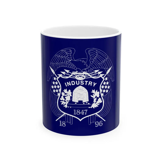 Flag of Utah 1903-1904 (United States) White Coffee Mug 11oz - Go Mug Yourself