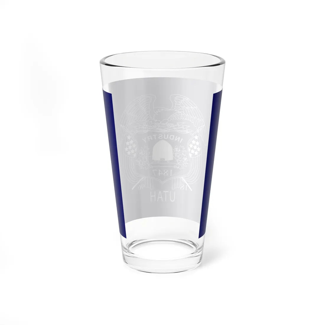 Flag of Utah 1904-1911 (United States) Pint Glass 16oz - Go Mug Yourself