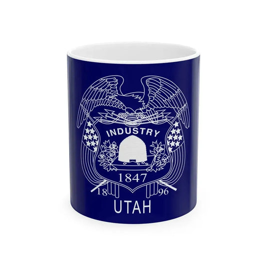 Flag of Utah 1904-1911 (United States) White Coffee Mug 11oz - Go Mug Yourself