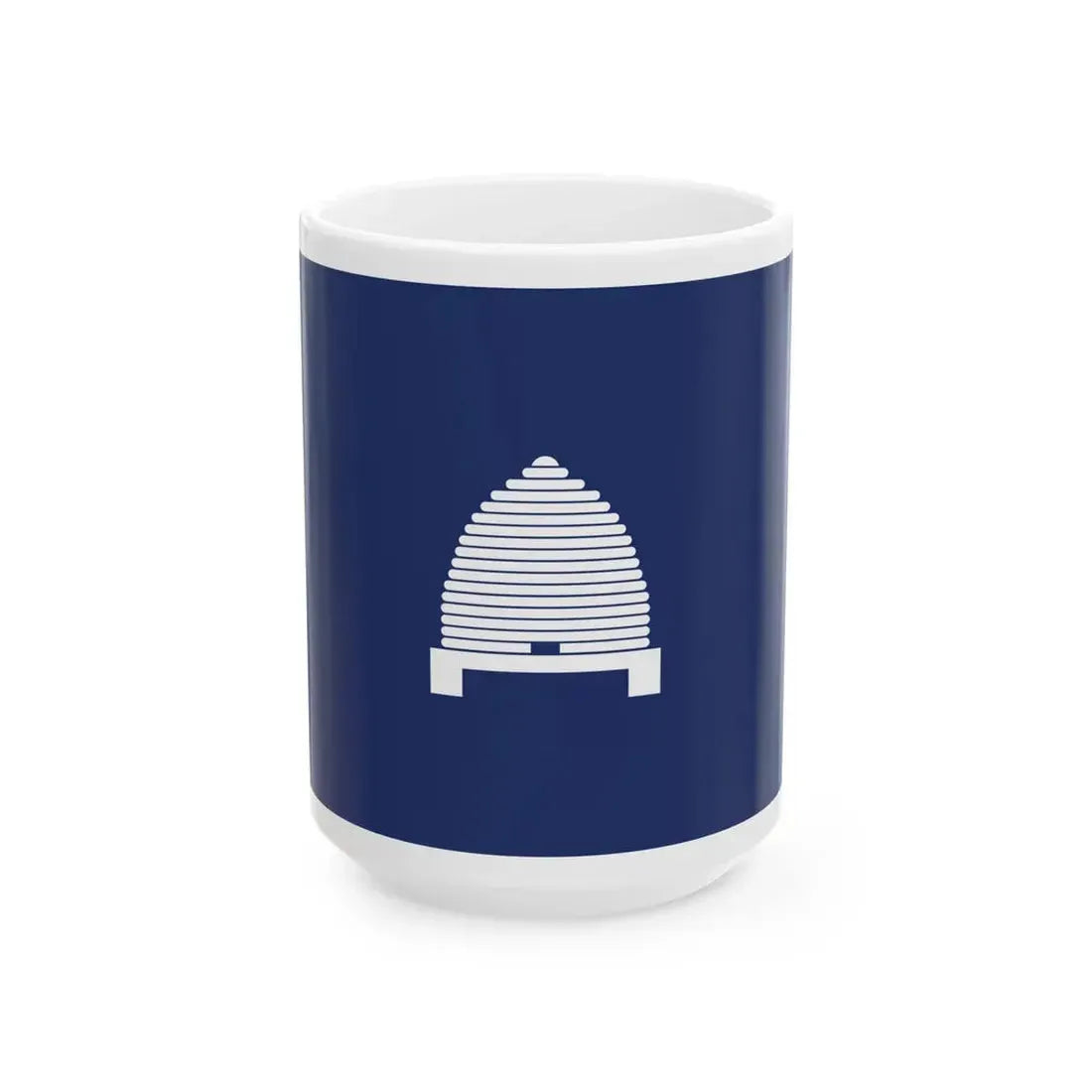 Flag of Utah 1927 Proposal (United States) White Coffee Mug 15oz - Go Mug Yourself