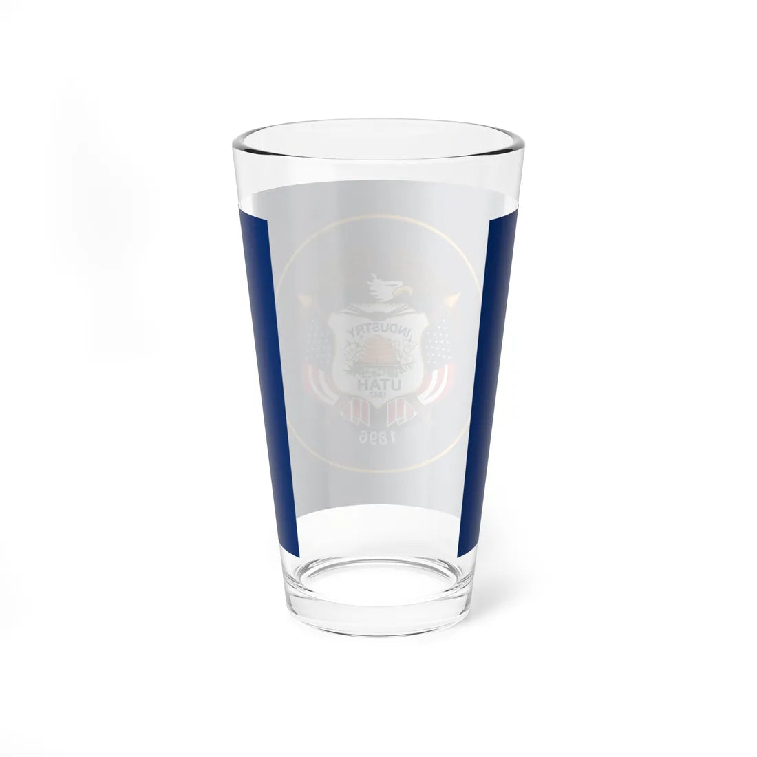 Flag of Utah 2011-2024 (United States) Pint Glass 16oz - Go Mug Yourself