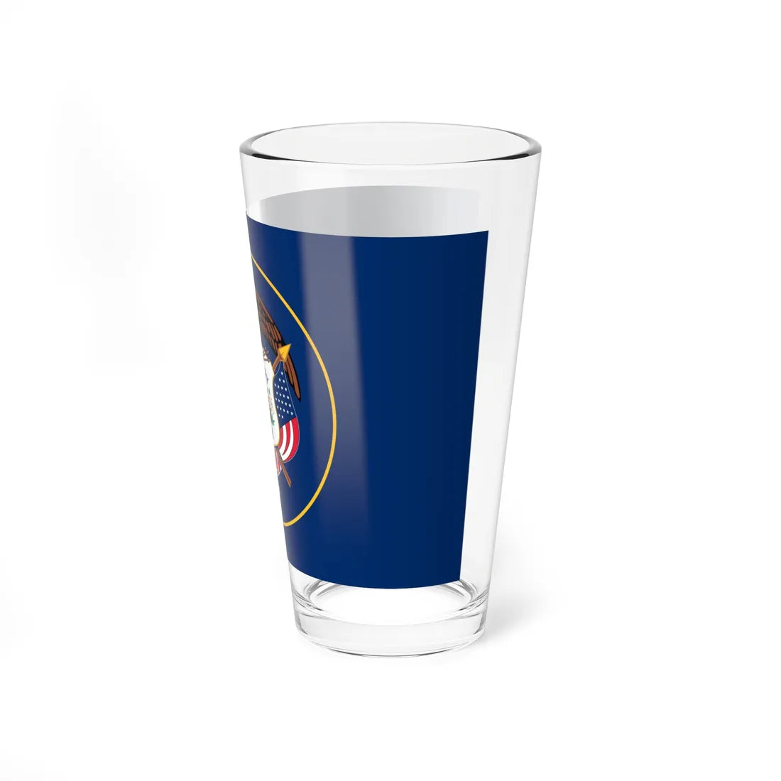 Flag of Utah 2011-2024 (United States) Pint Glass 16oz - Go Mug Yourself