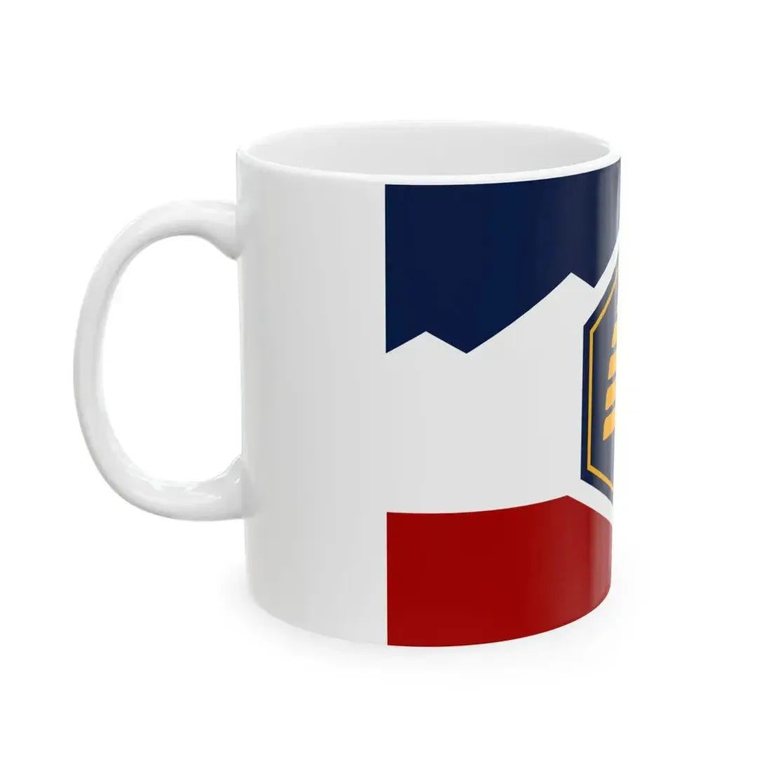 Flag of Utah 3-2 (United States) White Coffee Mug - Go Mug Yourself