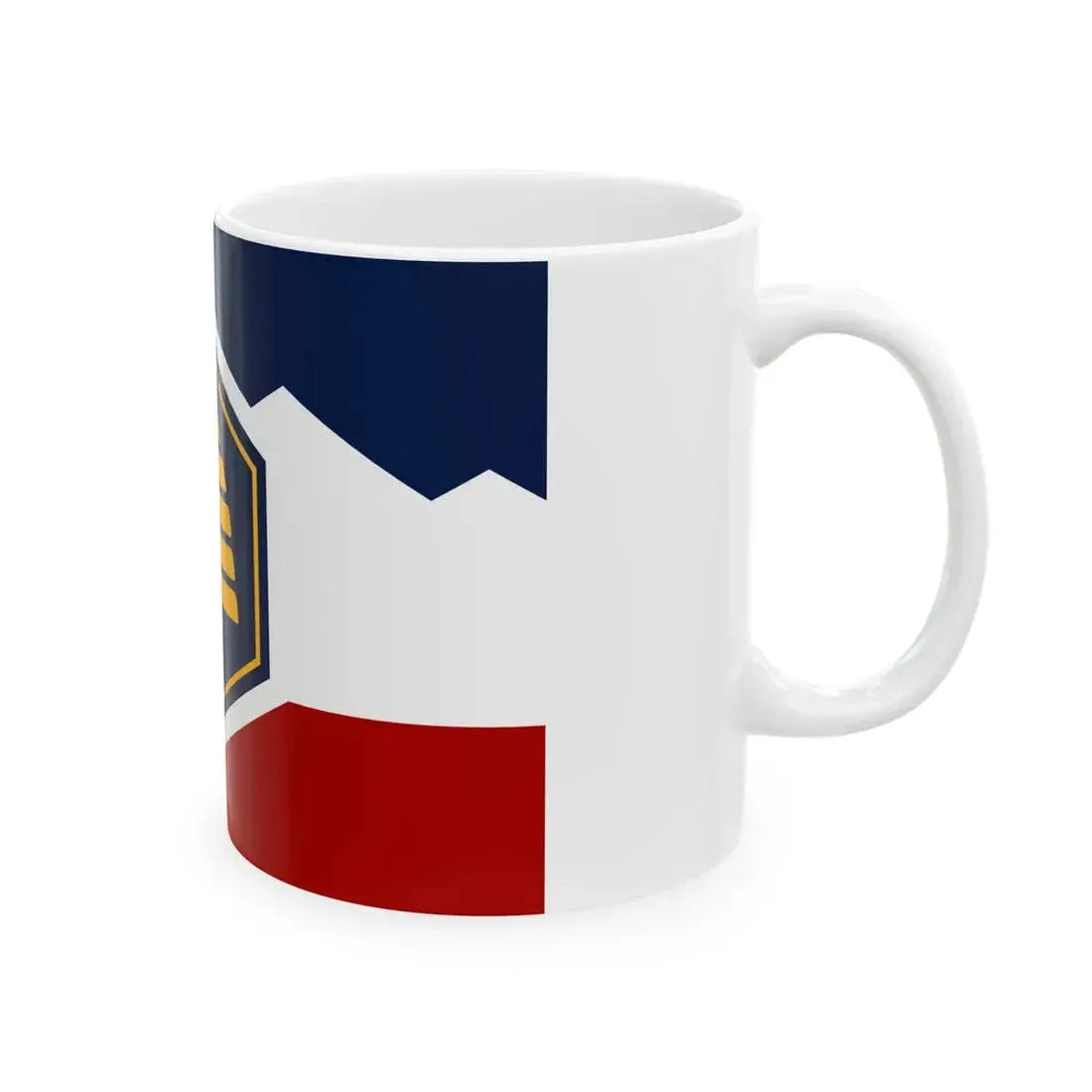 Flag of Utah 3-2 (United States) White Coffee Mug - Go Mug Yourself