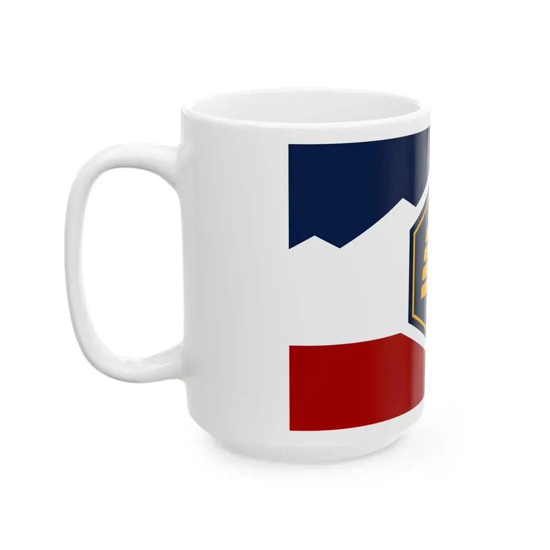 Flag of Utah 3-2 (United States) White Coffee Mug - Go Mug Yourself